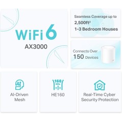 TP-Link Deco X50 Wi-Fi System - Ultimate High-Speed Mesh Network for Seamless Connectivity